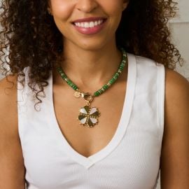 LUCKY Half of My Heart Pendant Jane Win Jewelry at Jane Win Jewelry