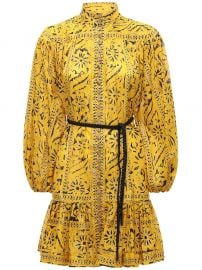 LULU DROP WAIST COTTON MINI DRESS at Luisaviaroma