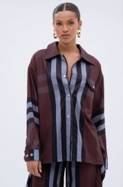 LUXURY LIFE PLAID BUTTON DOWN AKIRA at Akira