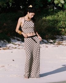 La Bianca Skirt - Tip the Scales Stripe at LSpace
