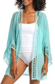 La Blanca Illusion Crochet Cover-Up at Nordstrom