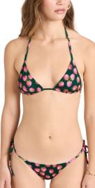 La Double J Reversible Triangle Bikini Top Lampone Mini XS at Shopbop
