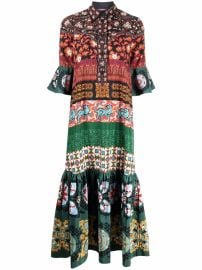 La DoubleJ Artemis Printed ankle-length Dress - at Farfetch