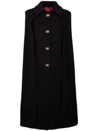 La DoubleJ Milano Cady Cape Black at Farfetch