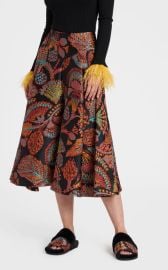 La DoubleJ Milano Skirt Jacquard Sicomore Black at Nordstrom