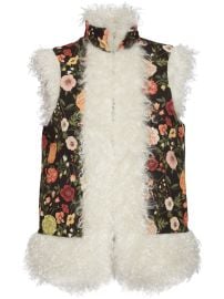 La DoubleJ Sleeveless Folk Jacket Black at Farfetch