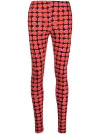 La DoubleJ cherry-print mid-rise Leggings - at Farfetch