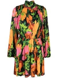 La DoubleJ floral-print Minidress - at Farfetch