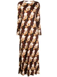 La DoubleJ floral-print Shift Dress - at Farfetch