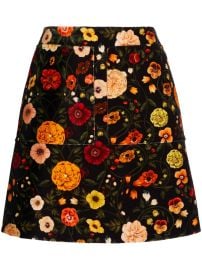 La DoubleJ floral-print Skirt Black at Farfetch