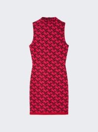 La Greca Jacquard Mini Dress Parade Red The Webster at The Webster