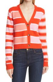 La Ligne Stripe Cashmere Cardigan at Nordstrom