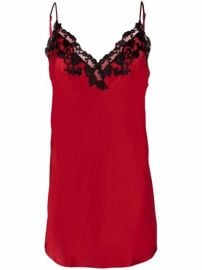 La Perla Maison lace-trim Slip Dress - at Farfetch