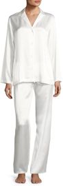 La Perla Silk Long-Sleeve Pajama Set at Neiman Marcus