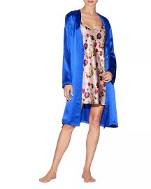 La Perla Silk Short Robe Bloomingdales at Bloomingdales