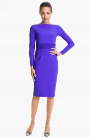 La Petite Robe by Chiara Boni Trapunto Waist Sheath Dress at Nordstrom