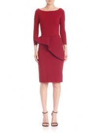 La Petite Robe di Chiara Boni - Ripley Asymmetrical Peplum Dress at Saks Fifth Avenue