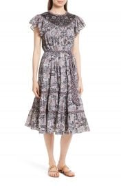 La Vie Rebecca Taylor Indochine Embroidered Floral Dress at Nordstrom