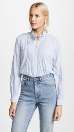 La Vie Rebecca Taylor Long Sleeve Soft Stripe Top at Shopbop