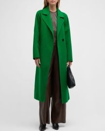 LaMarque Vanessa Self-Tie Long Wool Coat at Neiman Marcus