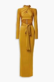 LaPointe Cutout stretch jersey maxi dress at The Outnet