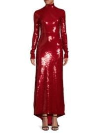 LaQuan Smith Liquid Sequin Column Gown on SALE at Saks Off 5th