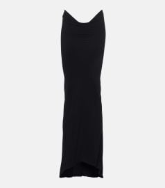 LaQuan Smith Low rise midi skirt at Mytheresa