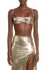 LaQuan Smith Sequin Bra Top at Nordstrom