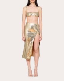 LaQuan Smith Sequin MidiSkirt OLIVELA at Olivela