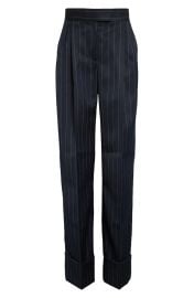 LaQuan Smith Wide Leg Trousers with Cuff Detail at Nordstrom