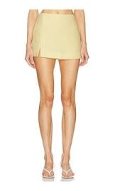 Lacademie By Marianna Cannes Skort In Lemon at Revolve