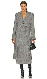 Lacademie June Coat In Black White at Revolve