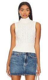 Lacademie Penelope Tank Top In Ivory at Revolve