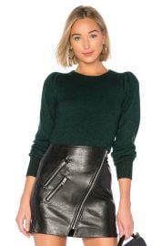 Lacademie The Ashley Sweater In Emerald Green at Revolve