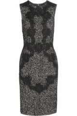 Lace Applique Dress by Dolce and Gabbana at Net A Porter