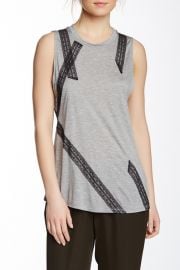 Lace Applique Muscle Tee at Nordstrom Rack