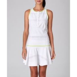 Lace Dress with Front Buttons at Letoile Sport