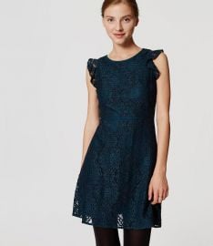 Lace Flutter Dress at Loft