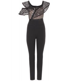 Lace Frill jumpsuit by Self Portrait at Mytheresa