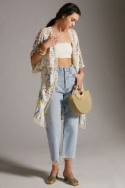 Lace Inset Kimono at Anthropologie