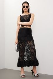 Lace Maxi Skirt by Paco Rabanne for 125 Rent the Runway at Rent the Runway