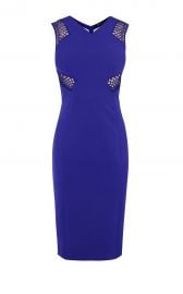 Lace Panel Pencil Dress at Karen Millen