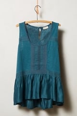 Lace Peplum Tank at Anthropologie