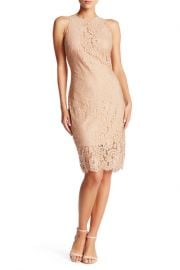 Lace Sheath Dress in Champagne at Nordstrom Rack