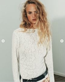 Lace Top at Zara
