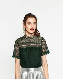 Lace Top at Zara