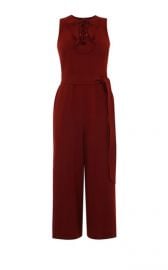 Lace-Up Crop Jumpsuit at Karen Millen