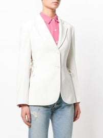 Lace-Up Detail Blazer by Theory at Farfetch