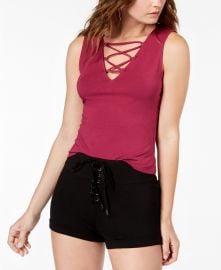 Lace-Up Top at Macys