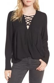 Lace-Up Top at Nordstrom